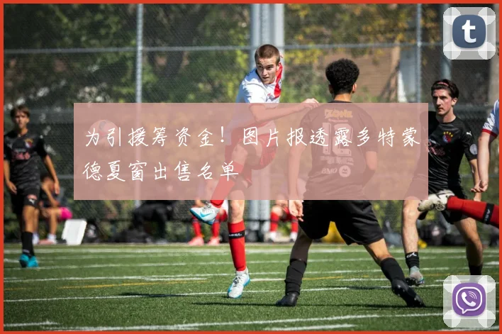 为引援筹资金！图片报透露多特蒙德夏窗出售名单